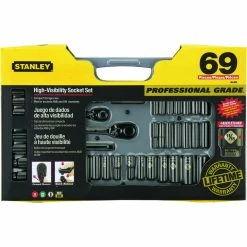 Best reviews of 🎁 Stanley Socket Set 1/4" & 3/8" Drive Metric/SAE 69 Piece ✔️