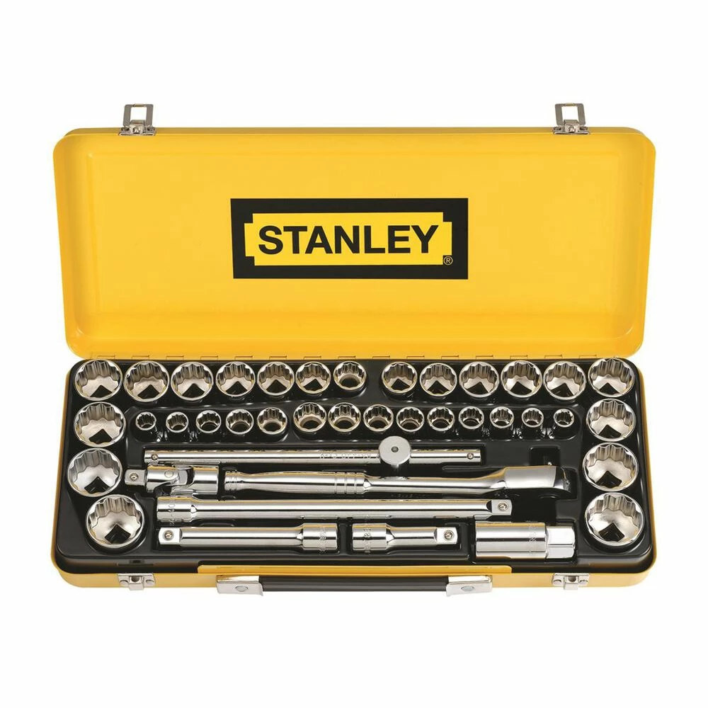 Wholesale π Stanley Socket Set 1/2" Drive Metric/SAE 40 Piece β