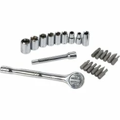 Hot Sale 💯 SCA Socket Set 1/4" Drive Metric 23 Piece 🧨