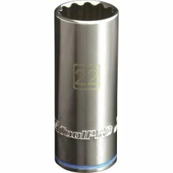 Outlet 🧨 ToolPRO Single Socket Deep 1/2" Drive 22mm 💯