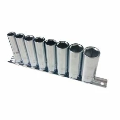 Outlet ❤️ ToolPRO Socket Rail Set 3/8" Drive Metric Deep 8 Piece 👏