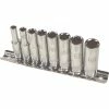 Hot Sale 👏 ToolPRO Socket Rail Set 1/4" Drive Metric Deep 8 Piece 😀