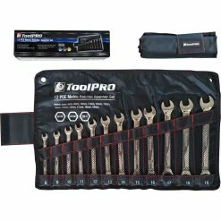 Coupon 🔥 ToolPRO Ratchet Spanner Set Metric 12 Piece 🌟