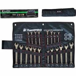 Best deal ⌛ ToolPRO Ratchet Spanner Set Metric/SAE 20 Piece 😀