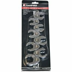 Discount 👏 ToolPRO Spanner Set 3/8" Drive Metric Crows Foot Flare Nut 8 Piece 🧨
