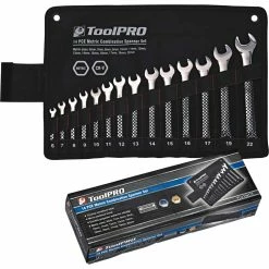 Deals ⭐ ToolPRO Spanner Set Combination Metric 14 Piece 🧨