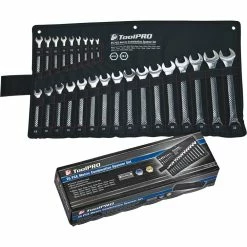 Cheapest 🔥 ToolPRO Spanner Set Combination Metric 25 Piece 🔔