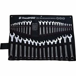 Promo 🛒 ToolPRO Spanner Set Jumbo Metric/SAE 38 Piece 😀