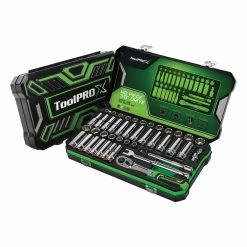 Cheapest 🎉 ToolPRO-X Socket Set 3/8" Drive Metric/SAE 42 Piece 🎁