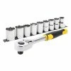 Wholesale ⌛ Stanley Socket Set 1/2" Drive Metric 10 Piece ✨