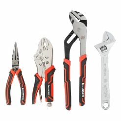 Coupon 👏 ToolPRO Plier & Adjustable 🔧 Wrench Set 4 Piece 🥰