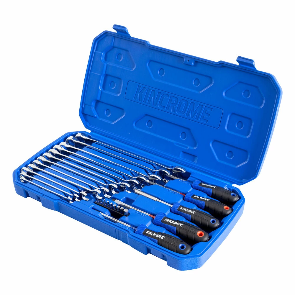 Cheapest π Kincrome Spanner & Screwdriver Set Metric 26 Piece π