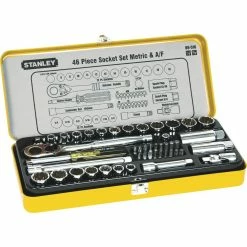 Best reviews of 🔔 Stanley Socket Set Including 1/4 Bits - 3/8 Inch Drive, 46 Piece - 89-516 👏