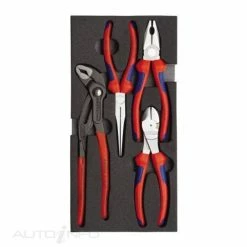 Best Sale 🔔 Knipex Mixed Pliar Foam Tray Set - 4 Piece - 002001V01 🧨